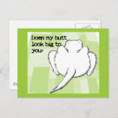 Briefkaart Ferret Butt (Voorkant / Achterkant)