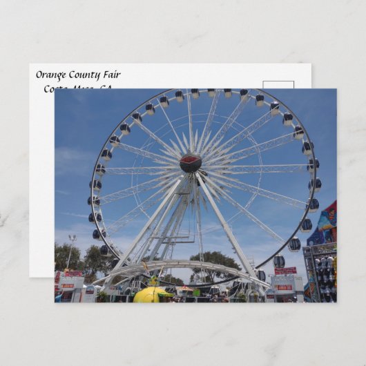 Briefkaart FERRIS WHEEL (Voorkant / Achterkant)