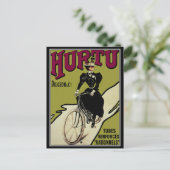 Briefkaart:  Fietsadvertentie voor Hurtu Bicycles Briefkaart (Staand voorkant)