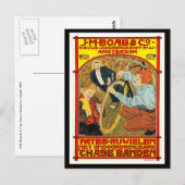 Briefkaart:  fietskunst adverteren briefkaart (Voorkant / Achterkant)