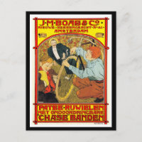 Briefkaart: fietskunst adverteren