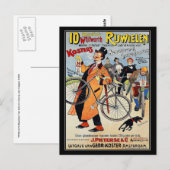 Briefkaart:  fietskunst adverteren briefkaart (Voorkant / Achterkant)