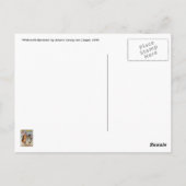 Briefkaart:  fietskunst adverteren briefkaart (Achterkant)