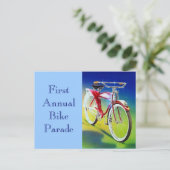 Briefkaart  Fietsparade Aankondiging (Staand voorkant)