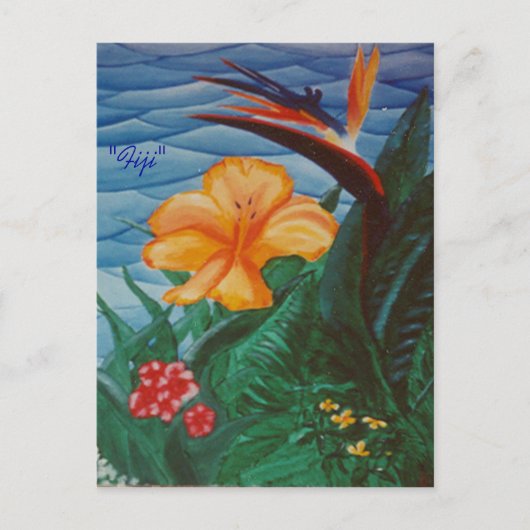 briefkaart "Fiji" (Voorkant)