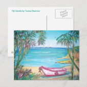 Briefkaart Fiji-eilanden (Voorkant / Achterkant)