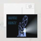 Briefkaart filmprojector (Voorkant / Achterkant)