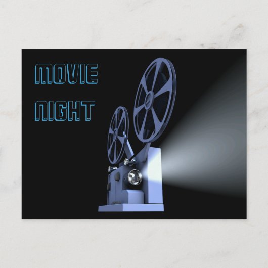 Briefkaart filmprojector (Voorkant)