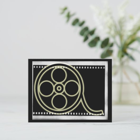 Briefkaart filmspoel (Staand voorkant)