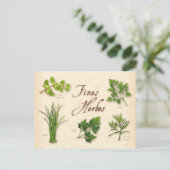 Briefkaart Fines Herbs aanpassen (Staand voorkant)