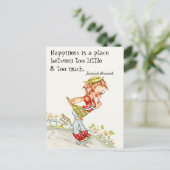 Briefkaart  Finse Proverb Geluk (Staand voorkant)