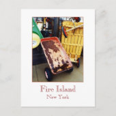 briefkaart "Fire Island Coloured Wagons" (Voorkant)