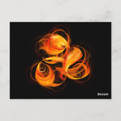 Briefkaart Fireball Table Number (Achterkant)