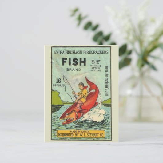 Briefkaart  Firecracker-pakket (Staand voorkant)