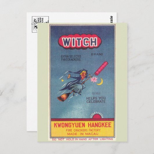 Briefkaart  Firecracker-pakket (Voorkant / Achterkant)