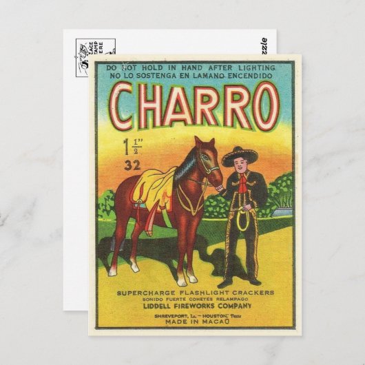 Briefkaart  Firecracker-pakket (Voorkant / Achterkant)