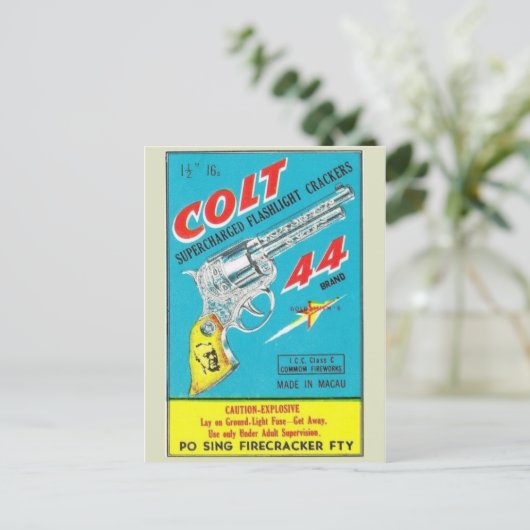 Briefkaart  Firecracker-pakket (Staand voorkant)