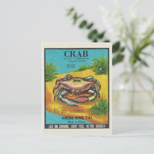 Briefkaart Firecracker-pakket (Staand voorkant)