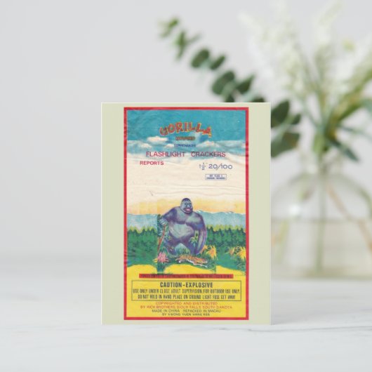 Briefkaart  Firecracker-pakket (Staand voorkant)