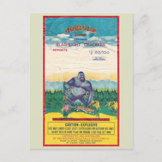 Briefkaart  Firecracker-pakket (Voorkant)