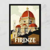 Briefkaart Firenze Italië Print Groeten (Voorkant)