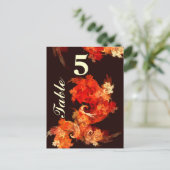 Briefkaart Firevogeltabel dansen (Staand voorkant)