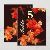 Briefkaart Firevogeltabel dansen (Voorkant / Achterkant)