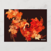 Briefkaart Firevogeltabel dansen (Achterkant)