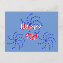 Briefkaart - Fireworks Pinwheels