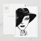 Briefkaart - Flapper (Voorkant / Achterkant)