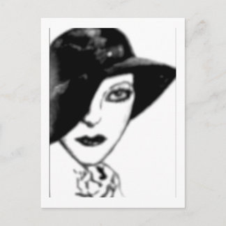  Briefkaart - Flapper