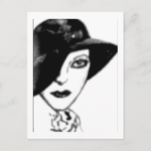 Briefkaart - Flapper (Voorkant)