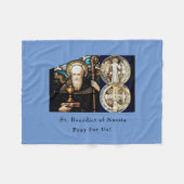 Briefkaart Fleece Deken (Voorkant (Horizontaal))