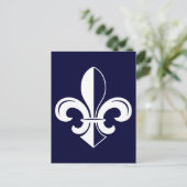 Briefkaart Fleur de Lys (Staand voorkant)