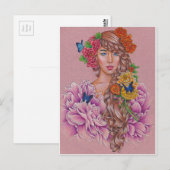 briefkaart "Flora" (Voorkant / Achterkant)