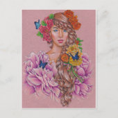 briefkaart "Flora" (Voorkant)