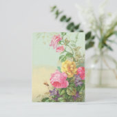 Briefkaart  Floral (Staand voorkant)