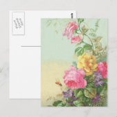 Briefkaart  Floral (Voorkant / Achterkant)