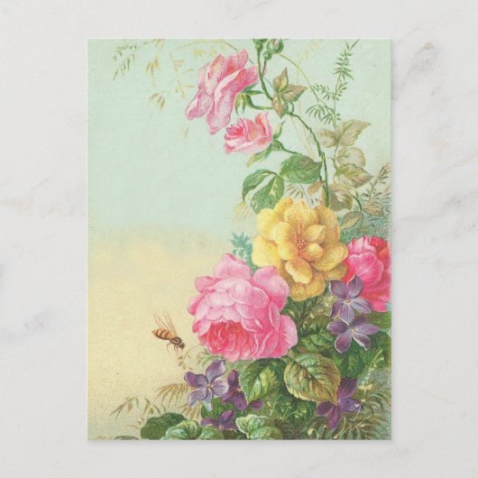 Briefkaart  Floral (Voorkant)
