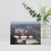 Briefkaart Florence Bridges, Italië (Staand voorkant)