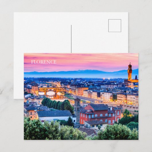 BRIEFKAART Florence, Italië (Voorkant / Achterkant)