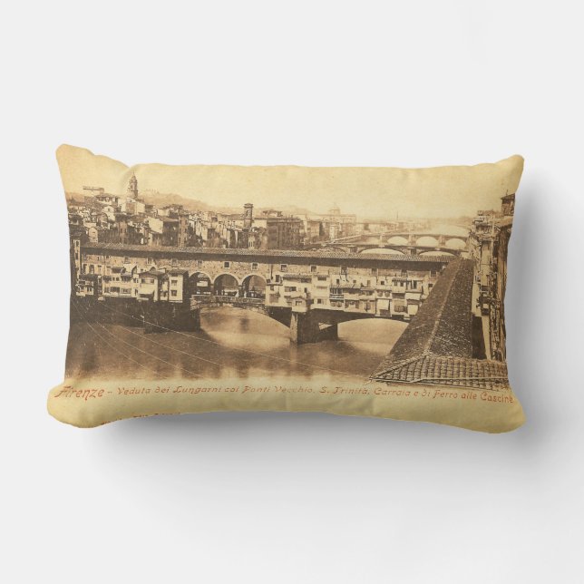  Briefkaart, Florence, Italië Kussen (Voorkant)