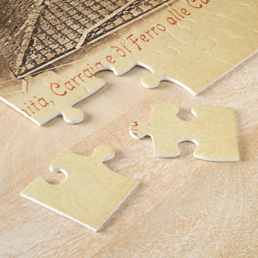  Briefkaart, Florence, Italië Legpuzzel (Zijkant)