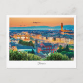 Briefkaart Florence sunset, Italië (Voorkant)
