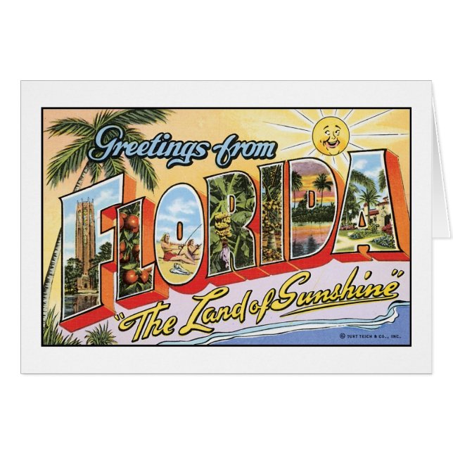 Briefkaart Florida (Voorkant Horizontaal)