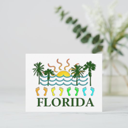 Briefkaart FLORIDA (Staand voorkant)