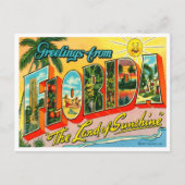  Briefkaart Florida (Voorkant)
