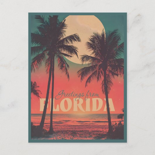  Briefkaart Florida (Voorkant)