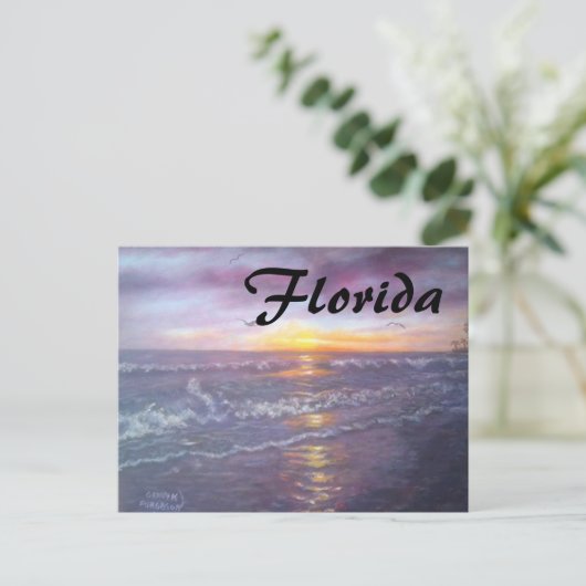 Briefkaart FLORIDA OCEAN (Staand voorkant)