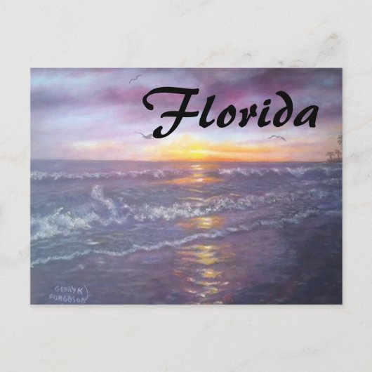 Briefkaart FLORIDA OCEAN (Voorkant)